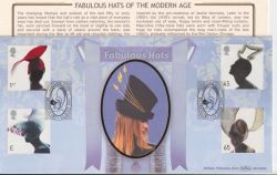 2001-06-19 Fabulous Hats Stamps Belgravia SW1 FDC (92921)