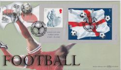 2002-05-21 World Cup Football Stamps Highbury FDC (92930)