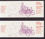 1981-03-18 FB15  A + B Veteran Cars Booklet Stamps (66247)