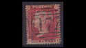 1854-57 QV 1d Red SG40 P14 L Crown BF Used (QV174)