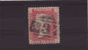 1858-79 SG43/4 1 d red pl 86 HA used (QV291)