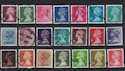 GB Definitive Machin Used Stamps x21 (S1210)