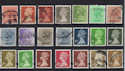 GB Definitive Machin Used Stamps x21 (S1213)