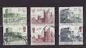 GB High Value Castle Stamps x6 Used (S1991)