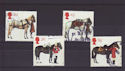 1997-07-08 Queen's Horses Stamps Used Set (S2888)