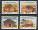 1989 Bophuthatswana SG227/30 Traditional Houses MNH (S580)