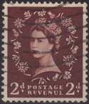 1952-54 Wilding SG518 2d red-brown used (SG518)