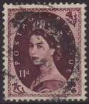 1952-54 Wilding SG528 11d brown-purple used (SG528)