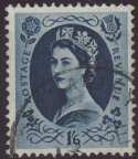 1955-58 Wilding SG556 1s6d grey-blue used (SG556)